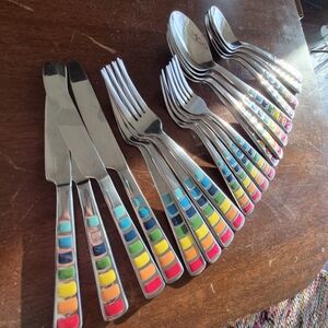 Fiesta Multicolor Flatware Set